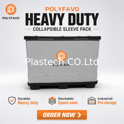 qualidade  Logistics Packaging Shipping Boxes 1220 * 1140* 900 mm Plastic Storage Container Panel Sleeve Box fábrica
