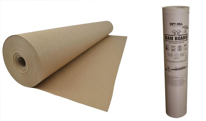 proteção provisória do assoalho do papel de placa da ram
