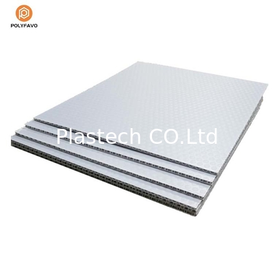 Painel de honeycomb de tecido laminado de PP à prova de fogo 600 - 3500 gm para automóveis e caixas