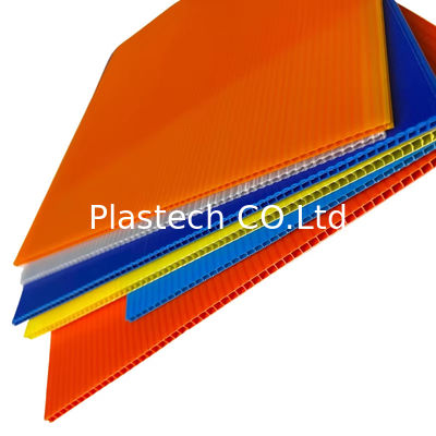 Folhas de proteção de piso de plástico corrugado de plástico