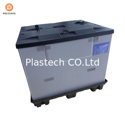 1200x1000x900mm Embalagem em mangas de plástico transparente em HDPE empilhável