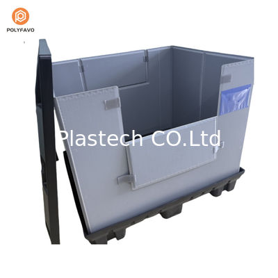 1200x1000x900mm Embalagem em mangas de plástico transparente em HDPE empilhável