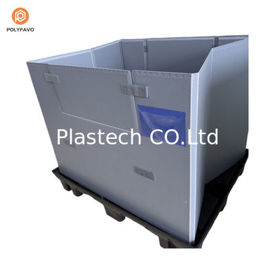 1200x1000x900mm Embalagem em mangas de plástico transparente em HDPE empilhável