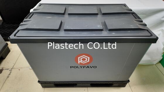 Caixa de paletes retornavel dobrável de 1200x800mm de papel polipropileno de casca de mel