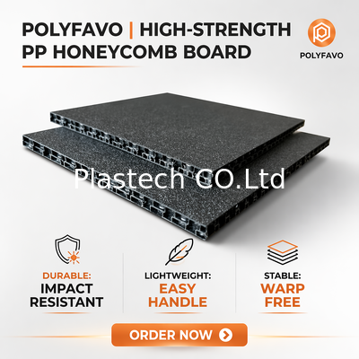 Painéis de Voo Pretos de 7mm Lightw 2800gsm Material de Case de Voo Painel PP Honeycomb para Case de Voo