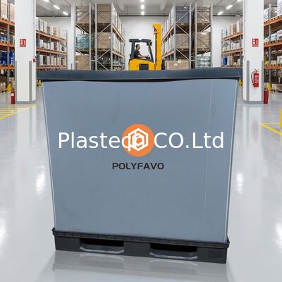 1200x800mm Embalagem Logística Caixas de Envio Container de Armazenamento Caixa de Manga de Painel de Peito de Mel PP