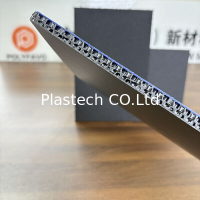 7mm Placa de plástico Painéis de voo pretos Lightw 2800gsm Caixa de voo Acessórios Painel de favo de mel PP