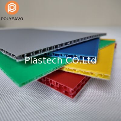 5mm Proteção de pisos de plástico Tabela de bolha Tabela de piso Felt Back PP Tabela de polipropileno de favo de mel Proteção temporária de pisos