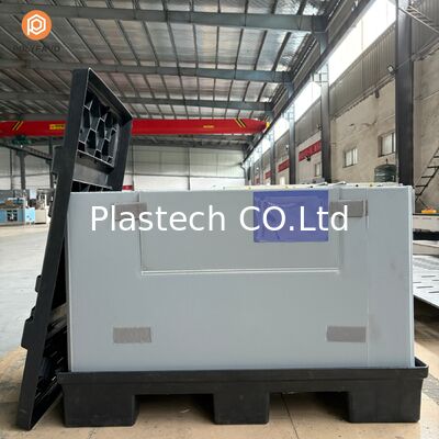 Caixa Multi-Grade Pesada para Uso em Fábrica Organizador de Plástico Empilhável--Reutilizável e à Prova d'Água para Armazenamento de Peças em Armazém