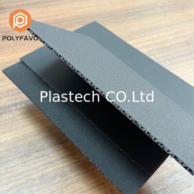 Caixa de voo de folha de plástico com favo de mel Material de caixa de voo Painel de favo de mel de 6 mm 2200 g/m² Folha de plástico PP