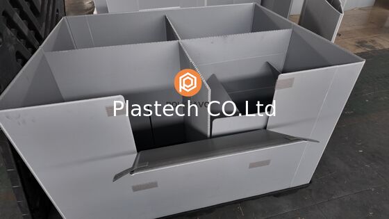  Collapsible Pallet Box for Warehouse Storage and Logistics Transport, Heavy Duty Foldable Bulk Box, Stackable with Lid